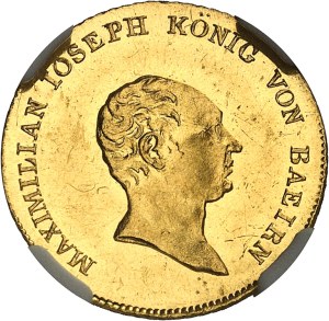 Bavaria, Maximilian I (IV) Joseph (1799-1806-1825). Ducat, burnished flan (PROOFLIKE) 1821, Munich.