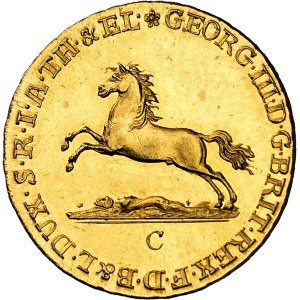 Brunswick-Lünebourg-Calenberg-Hanovre, Georges III (1760-1820). 1 pistole 1803, C, Clausthal.