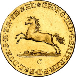 Brunswick-Lüneburg-Calenberg-Hanover, George III (1760-1820). 1 pistol 1803, C, Clausthal.