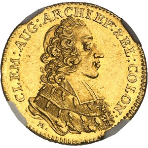 Cologne, Clément-Auguste de Bavière (1723-1761). Ducat 1750 M-IK, Bonn.