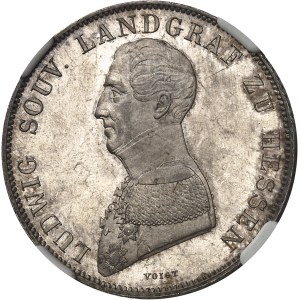 Hesse-Homburg (Landgraviat de), Louis Guillaume Frédéric (1829-1839). 1 florin 1838, Darmstadt.