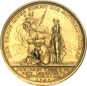 Prussia, Frederick William III (1797-1840). Gold Medal, Hans Rudolf von Bischoffwerder by Loos 1797, Berlin.