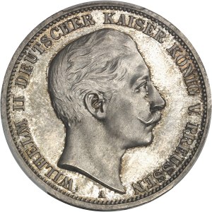 Prussia, Wilhelm II (1888-1918). Test of 3 (drei) mark, Special Strike (SP) 1905, A, Berlin.
