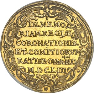Ratisbonne (évêché de). 4 ducats 1653 HF, Ratisbonne.