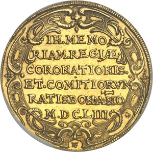 Regensburg (bishopric of). 4 ducats 1653 HF, Regensburg.