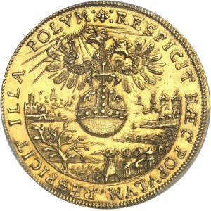 Ratisbonne (évêché de). 4 ducats 1653 HF, Ratisbonne.