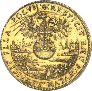 Regensburg (bishopric of). 4 ducats 1653 HF, Regensburg.