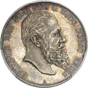 Reuss-Obergreiz (elder branch), Henri XXII (1859-1902). 2 (zwei) mark 1899, A, Berlin.