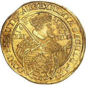 Saxe, Jean-Georges Ier (1615-1656). 10 ducats, centenaire de la Confession d’Augsbourg 1630, Dresde.