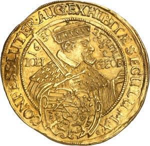 Saxony, John George I (1615-1656). 10 ducats, centenary of the Augsburg Confession 1630, Dresden.