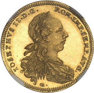 Schwäbisch Hall (free city of). Ducat in the name of Emperor Joseph II, aspect Flan bruni (PROOFLIKE) 1777 K-R, N, Nuremberg.