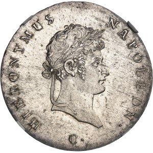 Westphalie, Jérôme Napoléon (1807-1813). 2/3 de thaler 1811, C, Clausthal.