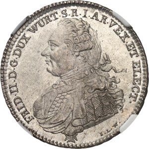 Württemberg, Frederick II, Duke and Elector (1803-1805). Convention half-thaler 1805 ILW.