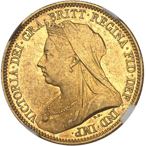 Victoria (1837-1901). Demi-souverain 1893, M, Melbourne.