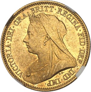 Victoria (1837-1901). Half-sovereign 1893, M, Melbourne.