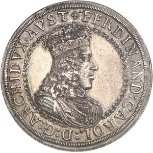 Ferdinand-Charles d’Autriche (1646-1662). Double thaler ND (1654), Hall.