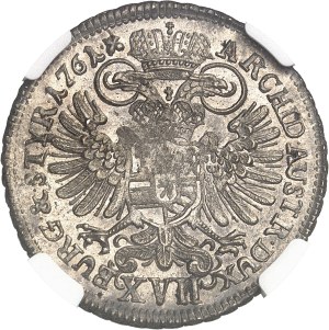 Maria Theresa (1740-1780). 17 kreuzers 1761, Graz.