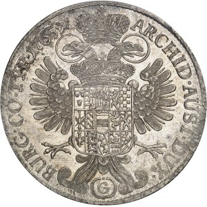 Burgau (margraviat de), Marie-Thérèse (1740-1780). Thaler 1765 SC, Guntzbourg.