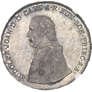 Olomouc (Olmütz, évêché d’), Rodolphe Jean d’Autriche (1819-1831). Demi-thaler de convention 1820.