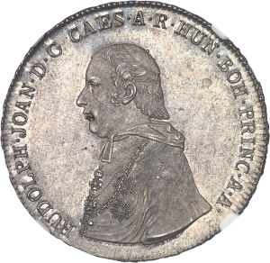 Olomouc (Olmütz, Bishopric of), Rudolf John of Austria (1819-1831). Half-thaler of convention 1820.