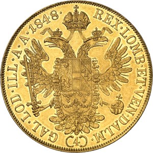 Ferdinand I (1835-1848). 4 ducats 1848, A, Vienna.