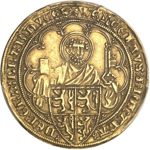 Brabant (duché de), Jeanne et Wenceslas (1355-1383). Pieter d’Or ND, Louvain.