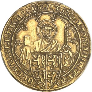 Brabant (Duchy of), Jeanne and Wenceslas (1355-1383). Pieter d'Or ND, Louvain.