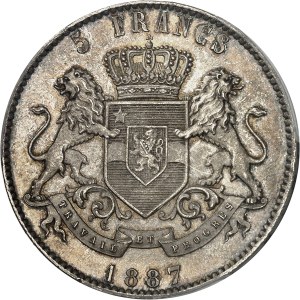Congo, Leopold II (1885-1908). 5 francs 