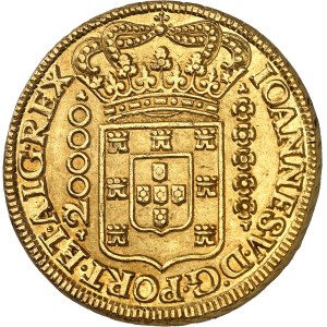 Jean V (1706-1750). 20000 réis (dobrão) 1726, M, Minas Gerais.