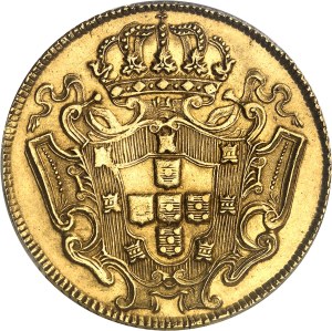Jean V (1706-1750). 12800 reis (dobra) 1732, M, Minas Gerais.