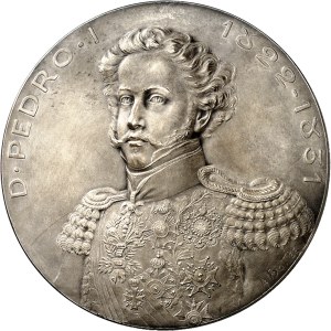 Pedro I (1822-1831). Medal, Don Pedro I, by L. Bottée ND (c.1885), Paris (Janvier et Duval).
