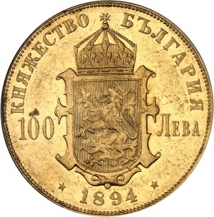 Ferdinand I (1887-1918). 100 leva 1894, KB, Kremnitz.