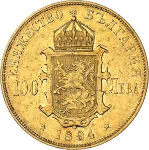 Ferdinand I (1887-1918). 100 leva 1894, KB, Kremnitz.