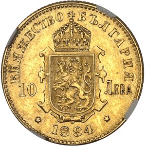 Ferdinand Ier (1887-1918). 10 leva 1894, KB, Kremnitz.