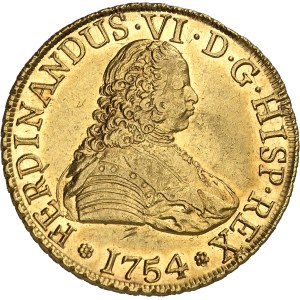 Ferdinand VI (1746-1759). 8 escudos 1754 J, S°, Santiago.