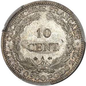 Third Republic (1870-1940). 10 cent 1879, A, Paris.
