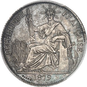 Third Republic (1870-1940). 20 cent 1879, A, Paris.