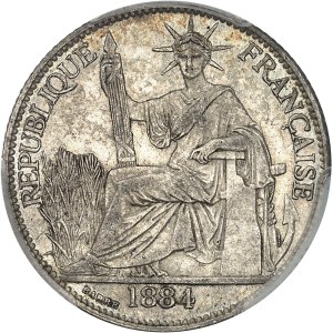 IIIe République (1870-1940). 20 cent(ièmes) 1884, A, Paris.
