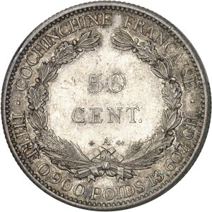 Third Republic (1870-1940). 50 cent 1879, A, Paris.