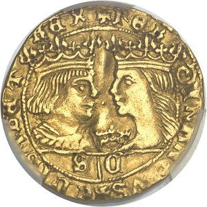 Ferdinand and Isabella (1476-1516). Ducat of proclamation ND (1479) S-C, Valencia.