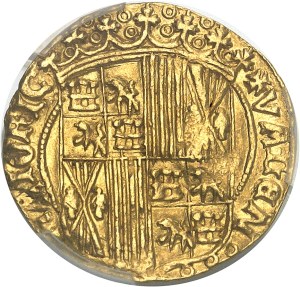 Ferdinand and Isabella (1476-1516). Ducat of proclamation ND (1479) S-C, Valencia.