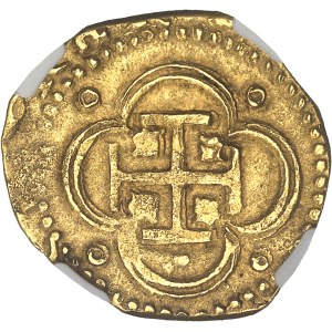 Philippe II d’Espagne (1556-1598). 4 escudos ND (1566-1587) - D, S, Séville.