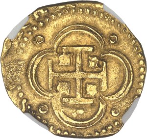 Philip II of Spain (1556-1598). 4 escudos ND (1566-1587) - D, S, Seville.