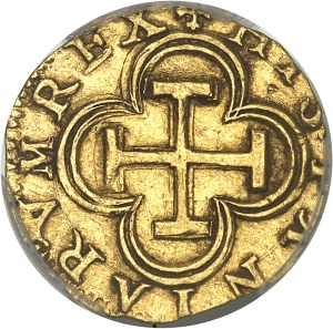 Philip II of Spain (1556-1598). Escudo ND (1566-1587) - D, S, Seville.