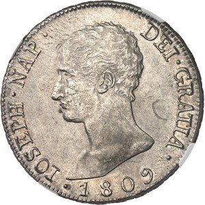 Joseph Napoléon (1808-1813). 20 réales 1809 AI, M couronnée, Madrid.