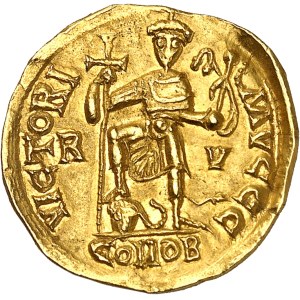 Wisigoths, séries pseudo-impériales. Solidus au nom de Valentinien III ND (440-455), Gaule ?