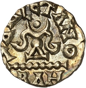 Aquitaine, Banassac, monetary Ganletano. Trémissis ND (c.620-640), Banassac.
