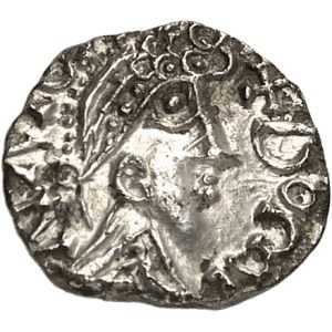 Neustrie, Paris ou autre lieu indéterminé ?, Sigofredus monétaire. Denier ND (c.700).