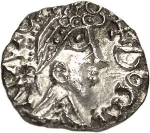 Neustria, Paris or other undetermined place, Sigofredus monetary. Denier ND (c.700).
