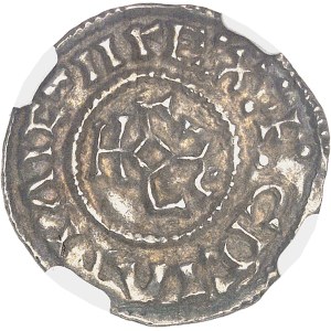 Charles II le Chauve (840-877). Denier ND (840-877), Saint-Quentin.